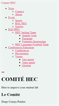 Mobile Screenshot of comite.ch